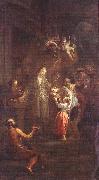 Hans Schmidt St Elisabeth Distributing Alms oil painting on canvas